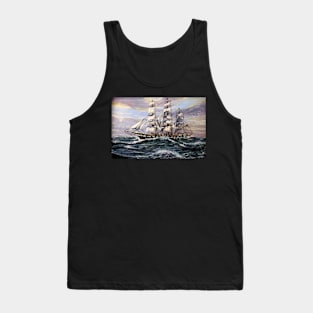 SQUARE RIGGER 'WAVERTREE'  SAILING SHIP Tank Top